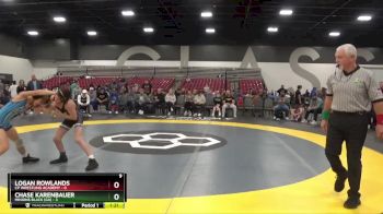 85 lbs Round 1 (8 Team) - Chase Karenbauer, Minions Black (GA) vs Logan Rowlands, CP Wrestling Academy