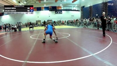 103-111 lbs Round 2 - Dannah Meza, Legend Wrestling Club vs Chloe Temple, Tabb Wrestling Club