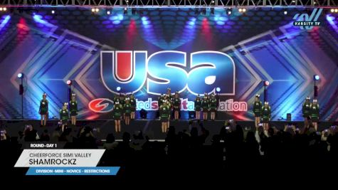 CheerForce Simi Valley - Shamrockz [2023 L1 Mini - Novice - Restrictions Day 1] 2023 USA All Star Super Nationals