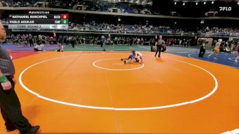 6A 132 lbs Cons. Round 2 - Nathaniel Burchfiel, Rockwall Heath vs Pablo Aguilar, Temple