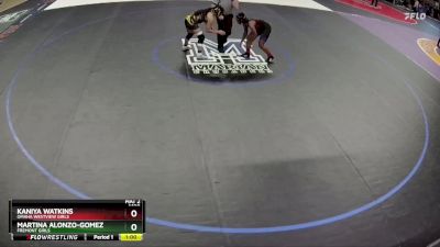 Cons. Round 2 - Martina Alonzo-Gomez, Fremont Girls vs Kaniya Watkins, Omaha Westview Girls