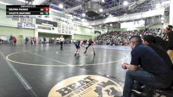 155 lbs Cons. Semi - Colette Martinez, MACES vs Delfina Palmas, BANNING
