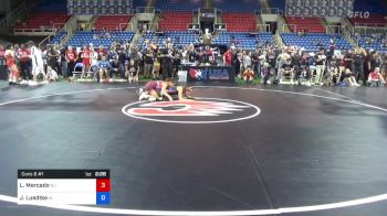 106 lbs Cons 8 #1 - Leeana Mercado, New Jersey vs Jasmine Luedtke, Iowa