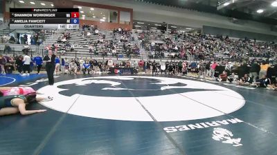 U23 Women - 68 lbs Quarters - Shannon Workinger, WA vs Amelia Fawcett, AK