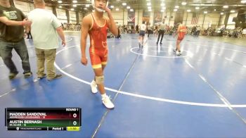 110 lbs Rd# 4- 2:00pm Friday Final Pool - Austin Bernash, PA Silver vs Madden Sandoval, Aggression Legionaries