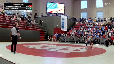 106 lbs Champ. Round 1 - John Paul Simpson, Montgomery Bell Academy vs Keelan Fischer, Battle Ground Academy