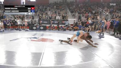 165 lbs Champ. Round 2 - Pierre Walton, East St. Louis Wrestling Club vs Jeremy Amrhein, Dundee Wrestling Club