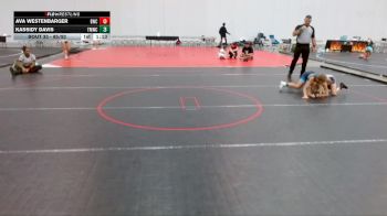 85/92 Round 2 - Ava Westenbarger, Blackman Wrestling Club vs Kassidy Davis, Thunder Mountain Wrestling Clu