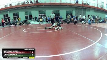 85 lbs Cons. Round 4 - Javier Salas Iii, Bulldog Premier Wrestling Club vs Nicholas Russell, Bloomington South Wrestling Club