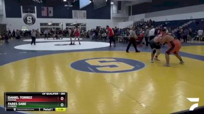 285 lbs Quarterfinal - Fares Sabe, Cypress vs Daniel Torrez, Mayfair