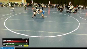 120 lbs Cons. Round 1 - Samuel Melton, MO vs Sam Schmalz, WI