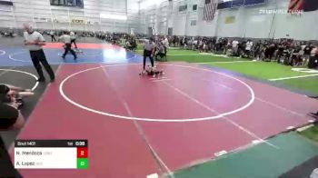 40 lbs Rr Rnd 1 - Nixon Mendoza, Powerline vs Alexa Lopez, Silverback WC