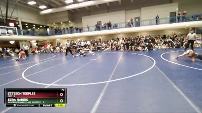 70 lbs Finals (2 Team) - Stetson Teeples, JWC vs Ezra Harris, Sanderson Wrestling Academy