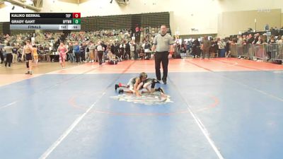 38-T lbs Final - Kaliko Bernal, Top Rank Hammers vs Grady Gant, Upper Township