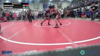 105 lbs 3rd Place - Easton Allen, Barnsdall Youth Wrestling vs Aidyn Harry, Wyandotte Youth Wrestling