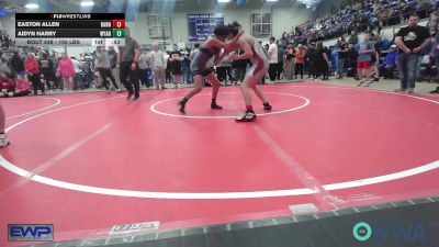 105 lbs 3rd Place - Easton Allen, Barnsdall Youth Wrestling vs Aidyn Harry, Wyandotte Youth Wrestling