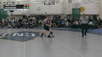 141 lbs Cons. Round 3 - James Carlock, Nyu vs Jacob Grzybek, York (pa)