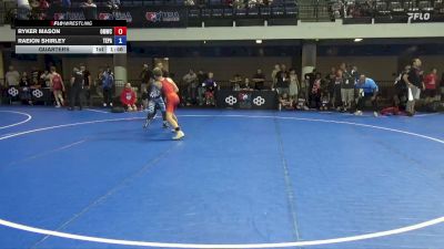 108 lbs Quarters - Ryker Mason, Open Mats Wrestling Club vs Raeion Shirley, Team PA