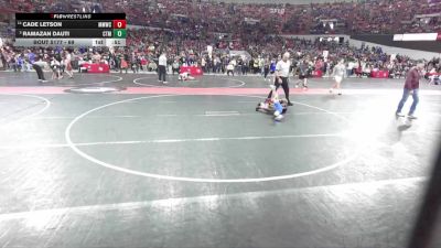 69 lbs Champ. Round 2 - Ramazan Dauti, Maverick Training Center vs Cade Letson, Milton Monsters Wrestling Club