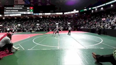 95 lbs Cons. Round 2 - Lincoln Dimmerling, WBD3 vs Mack Parsons, DONA