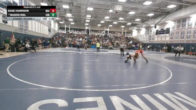 197 lbs Champ. Round 1 - Mason Diel, Colorado School Of Mines vs Sage Harrison, Western Colorado