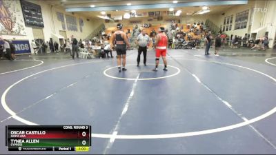 285 lbs Cons. Round 3 - Tynea Allen, Cypress vs Oscar Castillo, Santa Ana