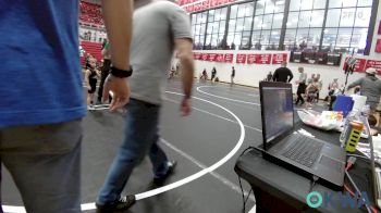 37 lbs Consi Of 4 - Sadie Beavers, Harrah Little League Wrestling vs Baylor Myers, Bridge Creek Youth Wrestling