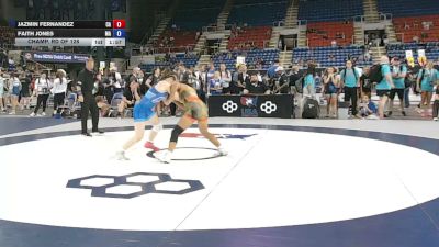 125 lbs Champ. Rd Of 128 - Jazmin Fernandez, California vs Faith Jones, Massachusetts
