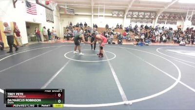 190 lbs Cons. Round 3 - Da`Marcus Robinson, Basha vs Trey Pete, Monument Valley