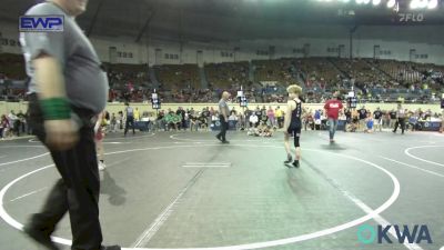 67 lbs Round Of 16 - Kordell Burns, Perkins vs Mason Maggard, Claremore Wrestling Club