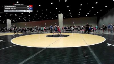 132 lbs 5th Place Match - Luis Alvarado, NM vs Jagger Vrana, KS