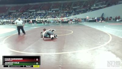 6A-138 lbs Cons. Round 3 - Chase Bargender, Oregon City vs Ashenafi Kolb, South Salem