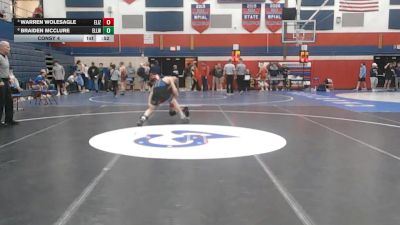 107 lbs Consy 4 - Warren Wolesagle, Elizabeth Forward vs Braiden McClure, Ellwood City