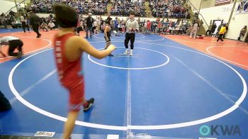 90 lbs Rr Rnd 2 - Nathaniel "Nate" Rounds, Collinsville Cardinal Youth Wrestling vs Sebastian Beverly, Wyandotte Youth Wrestling