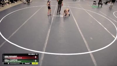 Cons. Round 1 - Keila Campos, Summit Wrestling Academy vs Aria Rosario, Farmington Wrestling Club