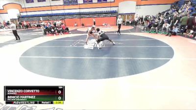 184 lbs Champ. Round 1 - Benicio Martinez, Millikin University vs Vincenzo Corvetto, Roanoke