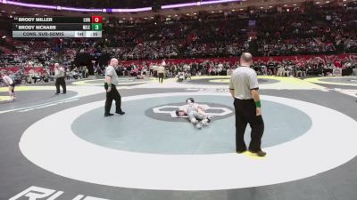 106 lbs Cons. Sub-semis - Brody McNabb, New Lexington vs Brody Miller, Licking Valley