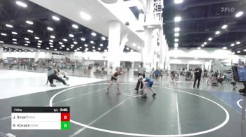 77 lbs Consolation - Jordy Smart, Ravage WC vs River Kovacs, Poway Elite