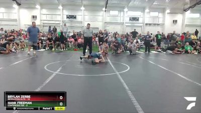 68 lbs Round 4 (6 Team) - Hank Freeman, Contenders WA vs Brylan Zerbe, Revolution Elite