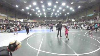 80 lbs Rr Rnd 1 - Shania Gomez, Top Notch vs Zoe Rose Thomas, Peterson Grapplers