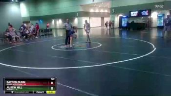 120 lbs Round 2 (16 Team) - Zayden Dunn, Genoa Wrestling vs Austin Hill, Wakulla