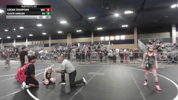 82 lbs Consi Of 8 #1 - Logan Crawford, Northwest Elite vs Clace Hanlon, Atc