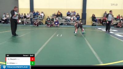 90 lbs Round 4 - DaMonte Rausch, Pinnacle Wrestling Club vs Grayson Zirbes, Alexandria