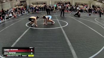 60 lbs Quarterfinal - Cole Menefee, Kent County Junior Wrestling vs Tommy Seckman, Panthers