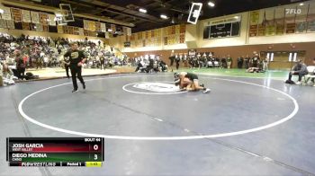 126 lbs Champ. Round 1 - Diego Medina, Chino vs Josh Garcia, West Valley