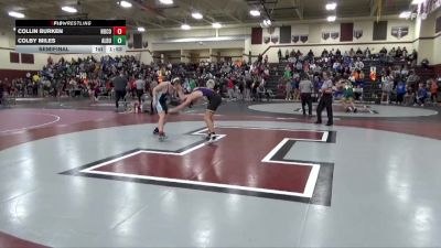 JV-40 lbs Semifinal - Colby Miles, Alburnett vs Collin Burken, Northeast Community