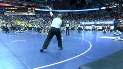 2A-144 lbs Champ. Round 1 - Gavin Day, Winterset vs Kasen Tyler, Decorah