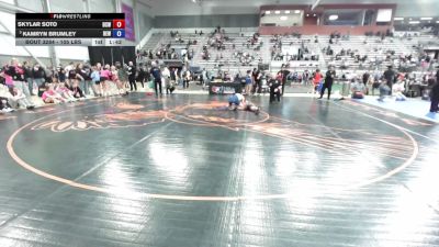 105 lbs Cons. Sub-semis - Skylar Soto, Dominate Club Wrestling vs Kamryn Brumley, Betterman Elite Wrestling
