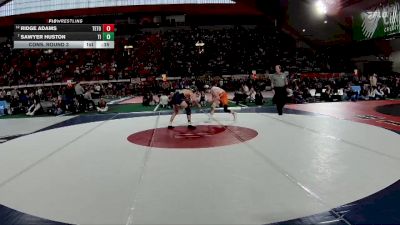 4A 113 lbs Cons. Round 3 - Sawyer Huston, Timberlake vs Ridge Adams, Teton