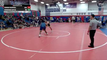 285 lbs Finals (2 Team) - Roman Martell, Wisconsin-Oshkosh vs Donovan Gayle, Mount St. Joseph